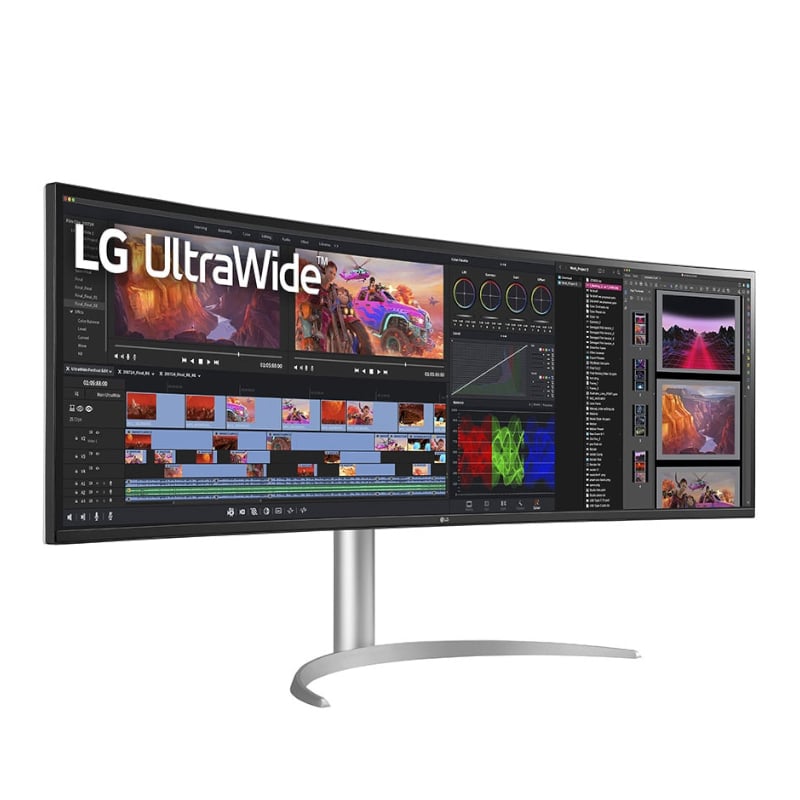 LG 49" UltraWide Dual QHD Curved Monitor with HDMI and USB-C