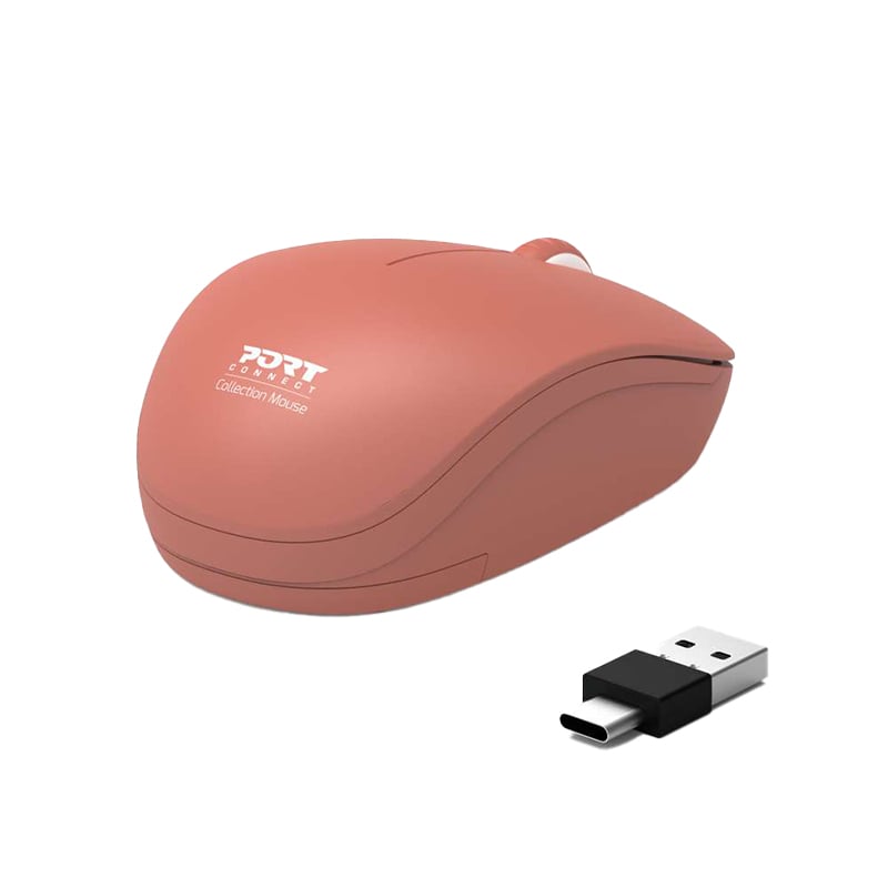 Port Connect MOUSE COLLECTION II WIRELESS Terracota