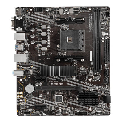 MSI A520M-PRO AMD AM4 MATX Gaming Motherboard