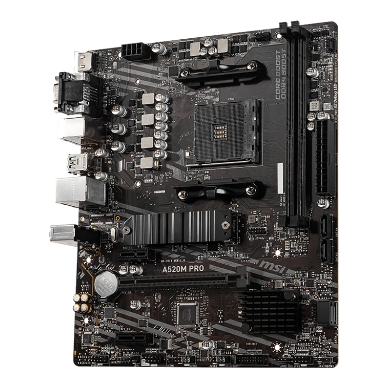 MSI A520M-PRO AMD AM4 MATX Gaming Motherboard