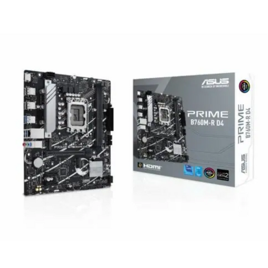 Asus Prime B760M-R D4 Intel B760 LGA 1700 Motherboard
