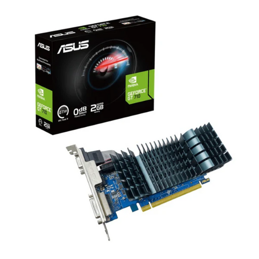 Asus EVO Silent Nvidia GeForce GT 710 2GB DDR3 Graphics Card