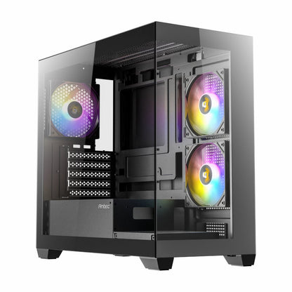 Antec CX300M Micro-ATX | ITX RGB Mini-Tower Gaming Chassis - Black