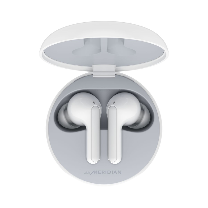 LG TONE Free FN4 Bluetooth Wireless Earbuds with Meridian Audio - White