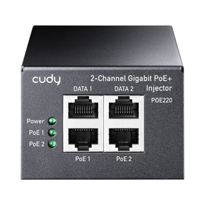 Cudy 2-Channel 30W Gigabit PoE+ Injector