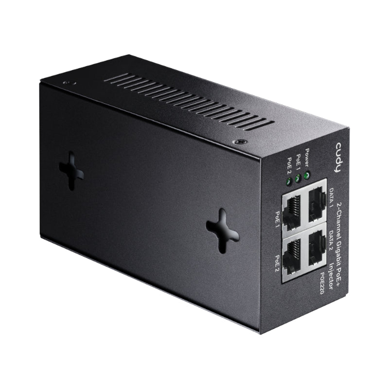 Cudy 2-Channel 30W Gigabit PoE+ Injector