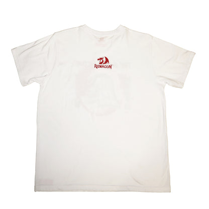 REDRAGON SAMURAI T-SHIRT - WHITE - MEDIUM