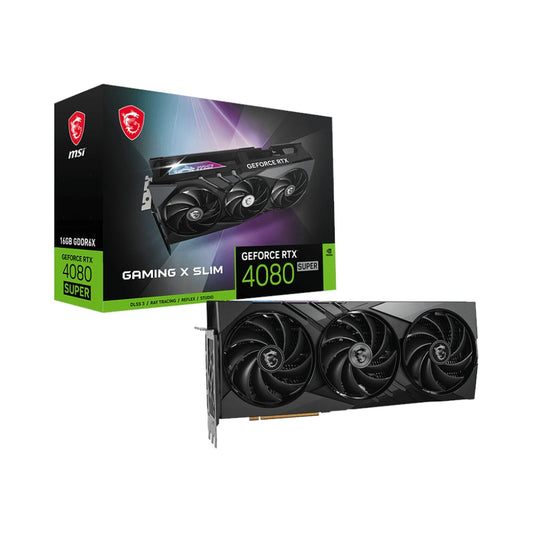 MSI Nvidia GeForce RTX 4080 Super Gaming X Slim 16GB Graphics Card