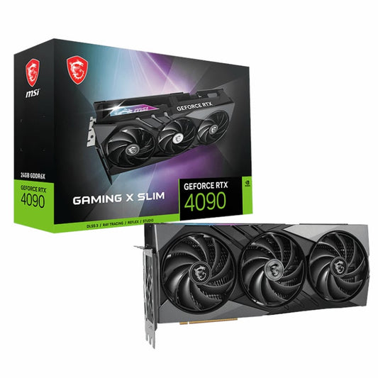 MSI Nvidia GeForce RTX 4090 Gaming X SLIM 24G GDDR6X 384-BIT Graphics Card