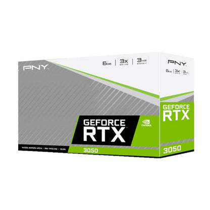 PNY GeForce RTX 3050 Verto Dual Fan 6G GDDR6 96-BIT Graphics Card