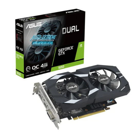 ASUS Dual Nvidia GeForce GTX 1650 4GB GDDR6 Graphics Card